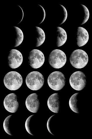 Moon Phases (click to see large version)