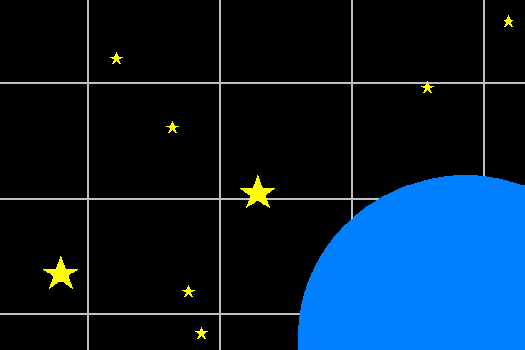 stars with grid